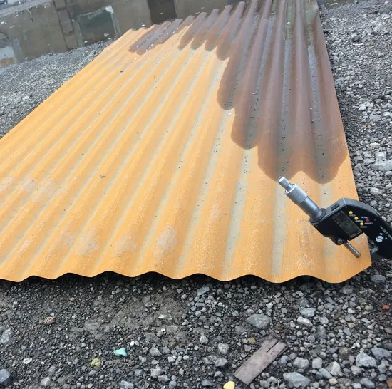 Metal Roofing Sheets 0.8mm Corten Corrugated Cladding